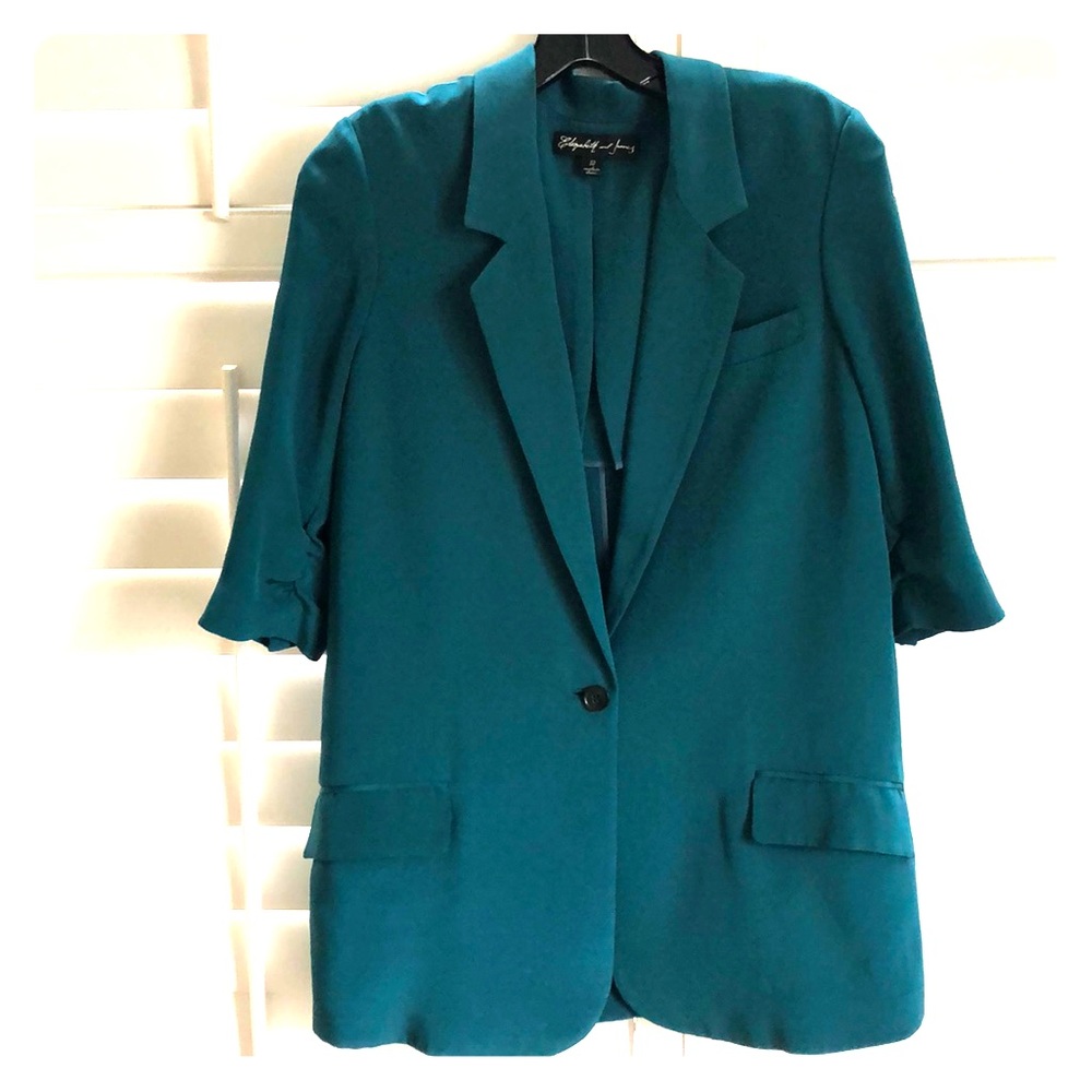 Elizabeth and James silk blazer